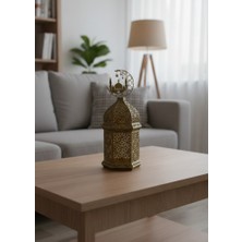 Brntech 3D Islami Desenli Ramazan Feneri – Pilli LED Mumlu 3D Baskı Pla Dekor