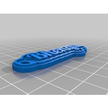 Akaslan Plastik My Customized Multiline Tag Or Keychain (Bu Ürün Sadece Plastik Parçadır - Almadan Önce Soru Sorabilirsiniz)