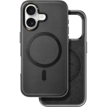 Hnrlishp Venco Iphone 16 Puskas Magsafe Kapak - Siyah