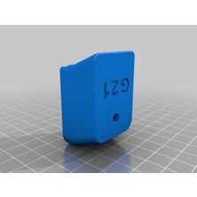 Akaslan Plastik G21 Şarjör Tabanı Uzatma Ca (Bu Ürün Sadece Plastik Parçadır - Almadan Önce Soru Sorabilirsiniz)