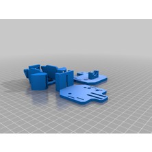 Akaslan Plastik '- Cartesian Corexy Volcano Montaj 5015 Fan (Bu Ürün Sadece Plastik Parçadır - Almadan Önce Soru Sorabilirsiniz)