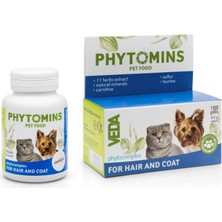 Veda Phytomins Hair & Coat 100 Tablet Kedi Köpek Tüy Dökülme Önleyici Vitamini
