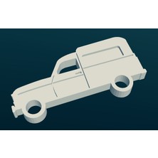 Akaslan Plastik Renault R4 Anahtarlık (Bu Ürün Sadece Plastik Parçadır - Almadan Önce Soru Sorabilirsiniz)