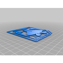 Akaslan Plastik F 22 Kiti Kartı 3D Baskı (Bu Ürün Sadece Plastik Parçadır - Almadan Önce Soru Sorabilirsiniz)