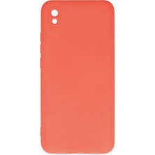 Hnrlishp Newface Xiaomi Redmi 9A Kılıf Nano Içi Kadife Silikon - Turuncu