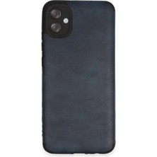 Hnrlishp Newface  Galaxy A04E Kılıf Loop Deri Silikon - Lacivert
