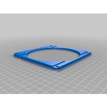 Akaslan Plastik 140 mm Fan Için Spacer Jonsbo D31 Alt Fan 5mm (Bu Ürün Sadece Plastik Parçadır - Almadan Önce Soru Sorabilirsiniz)