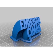 Akaslan Plastik Özelleştirilmiş Iki Satırlı Isim Plakası Metni (Bu Ürün Sadece Plastik Parçadır - Almadan Önce Soru Sorabilirsiniz)