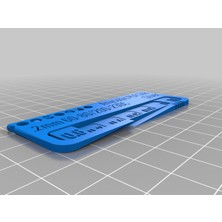 Akaslan Plastik Filament Renk Kartelası Anycubic Pla Ipeksi Gümüş (Bu Ürün Sadece Plastik Parçadır - Almadan Önce Soru Sorabilirsiniz)