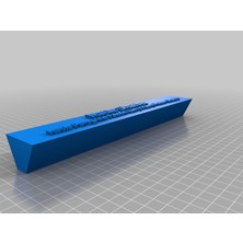 Akaslan Plastik Kişiye Özel Isim Plakası (Bu Ürün Sadece Plastik Parçadır - Almadan Önce Soru Sorabilirsiniz)