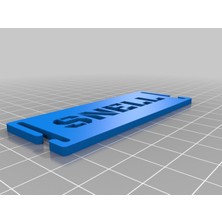 Akaslan Plastik Özelleştirilmiş Molle Isim Etiketi (Bu Ürün Sadece Plastik Parçadır - Almadan Önce Soru Sorabilirsiniz)