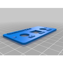 Akaslan Plastik Teenastro Mini Ana Ünite 2 5 3 Konut Plakası 3D Baskı (Bu Ürün Sadece Plastik Parçadır - Almadan Önce Soru Sorabilirsiniz)