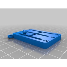 Akaslan Plastik Vites Kutusu Anahtarlık 3D Baskı (Bu Ürün Sadece Plastik Parçadır - Almadan Önce Soru Sorabilirsiniz)
