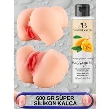 Aşkın Deposu Realistik 600GR Doggy ve Misyoner Pozisyon Gerçekçi Kalça Gerçek Hissiyat, Gerçek Zevk! Doğallığı Hissedin, Zevkin Zirvesine Ulaşın 150ML Mangolu Jel +10 Mod Titreşim Hediyeli
