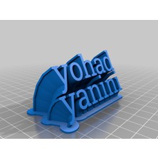 Akaslan Plastik Özelleştirilmiş Iki Satırlı Isim Plakası Metni (Bu Ürün Sadece Plastik Parçadır - Almadan Önce Soru Sorabilirsiniz)