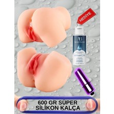 Aşkın Deposu Realistik 600GR Doggy ve Misyoner Pozisyon Gerçekçi Kalça Gerçek Hissiyat, Gerçek Zevk! Doğallığı Hissedin, Zevkin Zirvesine Ulaşın 50ML Jel +10 Mod Titreşim Hediyeli