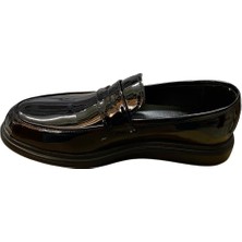 Güven Kundura Erkek Rugan Düz Taban Ayakkabı