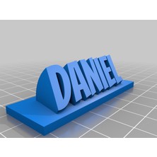 Akaslan Plastik Daniel Isim Plakası (Bu Ürün Sadece Plastik Parçadır - Almadan Önce Soru Sorabilirsiniz)