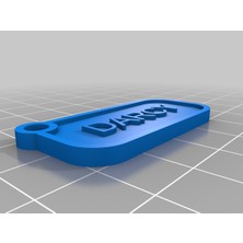 Akaslan Plastik Darcy Anahtar Etiketi (Bu Ürün Sadece Plastik Parçadır - Almadan Önce Soru Sorabilirsiniz)