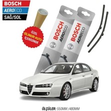Alfa Romeo 159 2011 Silecek Takımı Bosch Aero-Eco Serisi