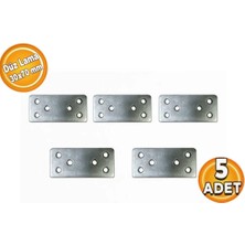 BAS Baş Metal Düz Bağlantı Metal 30X70 mm (5 Adet)