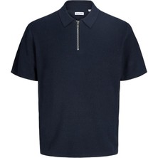 Jack & Jones Jack Jones Max Relax Fit Tiriko Knıt Polo Yaka Erkek Tişört 12288544
