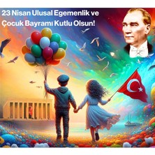 Promisebackdrop2 200X200 cm Ekleme Dikişli Kumaş Okul Etkinlik Fon ,23 Nisan Etkinlik Pano