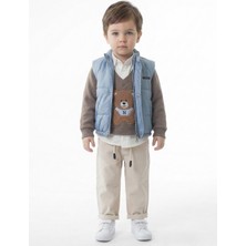 NASR GRUB Erkek Çocuk 3lu Alt Üst Takım 1-3 Yaş 11211 Mavi