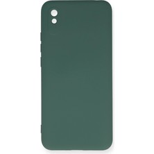 Hnrlishp Newface Xiaomi Redmi 9A Kılıf Nano Içi Kadife Silikon - Koyu Yeşil