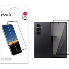 Samsung Galaxy Z Fold 7 Uyumlu Zore Kenarları Kırılmaya Dayanıklı Cam Ekran Koruyucu