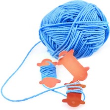 Duck Hoby 10 Adet Plastik Muline Iplik Sarma Kartı, Iplik Sarma Aparatı,