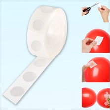 Süsle Bebek ve Parti Süsle 100 Adet Bebek ve Parti Balon Yapıştırma Bandı Çift Taraflı Silikon Bant