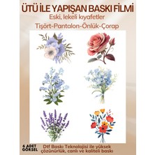 spldizayn Ütü ile Yapışan Dtf Transfer Baskı Kağıdı Tişört Pantolon Çorap Fotoğraf Baskısı 10X10 cm