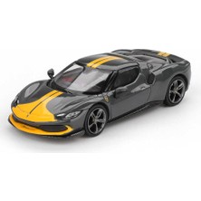 Mini Gt BBRFER64007 1/64 Bbr Ferrari 296 Gtb Assetto Fiorano Grigio Scuro