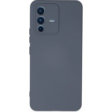Hnrlishp Newface Vivo V23 5g Kılıf Nano Içi Kadife Silikon - Gri