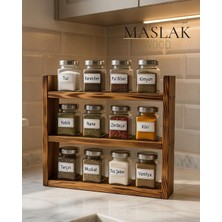 Maslak Wood Ahşap Baharatlık