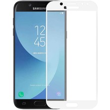 Samsung Galaxy J3 Pro Uyumlu Zore Kenarları Kırılmaya Dayanıklı Cam Ekran Koruyucu