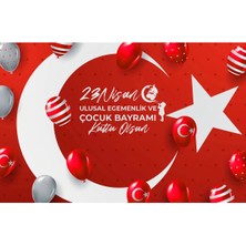 Promisebackdrop2 200X200 cm Ekleme Dikişli Kumaş Okul Etkinlik Fon,23 Nisan Etkinlik Pano