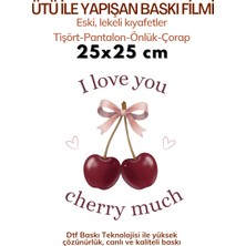 spldizayn Ütü ile Yapışan Dtf Transfer Baskı Kağıdı Tişört Pantolon Fotoğraf Baskısı 25X25 cm