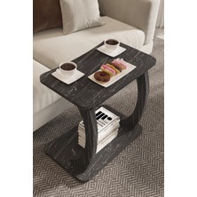 İntergo Hulk Geniş Tekerlekli Yan Sehpa, Geniş Yüzey C Sehpa