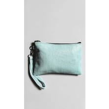 Bitacir Kadın Makyaj Çantası Bilek Askılı Çok Amaçlı Kozmetik Organizer Fermuarlı Suni Deri El Çantası