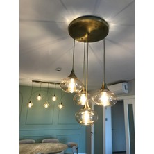 Class Aydınlatma Abajur 4 Lü Eskitme Balcam Sarkıt