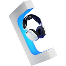 Stand Gravity Manyetik Levitasyon Havada Duran Kulaklık Standı Beyaz