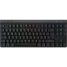 G G515 Lıghtspeed Tkl Düşük Profilli Kablosuz Oyun Klavyesi, Lıghtsync Rgb, Ince Sayısal Tuş Takımsız Tasarım, Pbt Tuş Kapakları, Ingilizce Tuş Dizilimi, Siyah