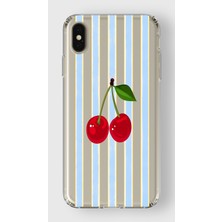 Mobilpad Iphone Xs Max Uyumlu Baskılı Yumuşak Silikon Şeffaf Telefon Kılıfı