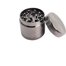 Falconetti Mini Boy Gri 40 mm Çelik Grinder Herbal Parçalayıcı 4 Parça Kullanım Tipi