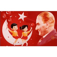 Promisebackdrop2 200X200 cm Ekleme Dikişli Kumaş Okul Etkinlik Fon ,23 Nisan Etkinlik Pano