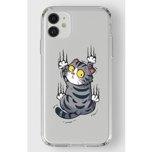 Mobilpad Iphone 11 Uyumlu Baskılı Yumuşak Silikon Şeffaf Telefon Kılıfı