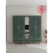 T&B Soho 5 Kapaklı Çekmeceli Gardırop - Tamamı Mdf