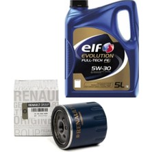 Mais Renault Yağ Filtresi -Elf 5W30 5lt 2026 Üretim